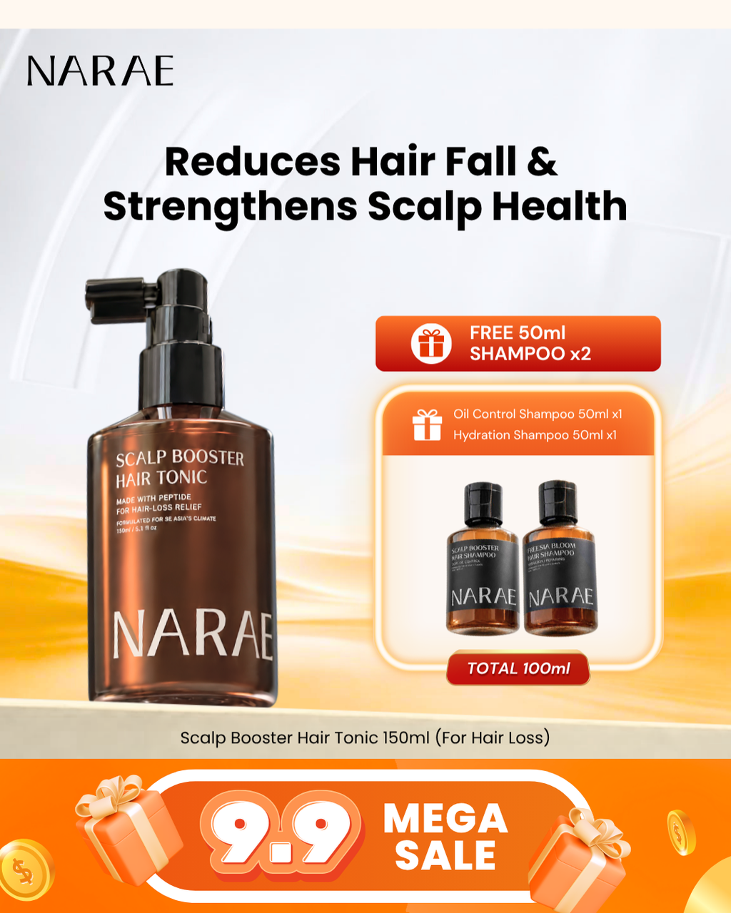 [9.9 DEALS] Scalp Booster Hair Tonic x1