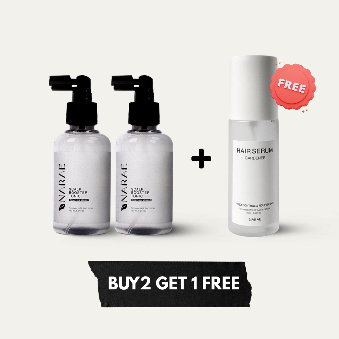 (BLACK FRIDAY SALES) Hair Care Essential [PROMO: BUY 2 SCALP BOOSTER HAIR TONIC FREE 1 HAIR SERUM - GARDENER]