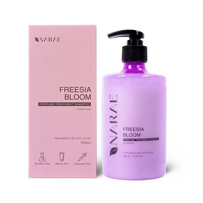 Freesia Bloom Perfume Treatment Shampoo 500ml (For Dry & Frizzy Hair)